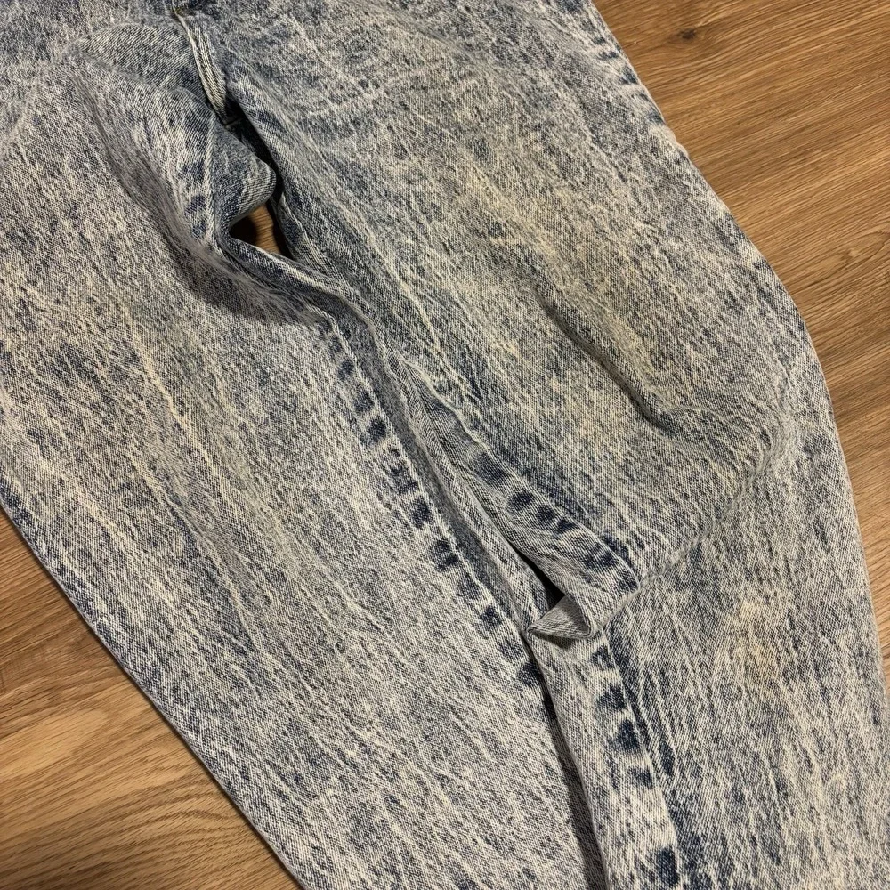 Vintage 80s Cap Ferrat Jeans Womens 11 (26x28) High Rise Acid Wash Ankle Bow USA